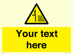 Custom Deep Water Sign